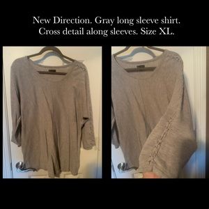 New Direction grey sweater
